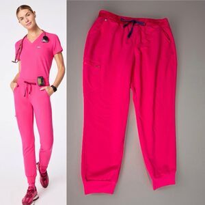 FIGS Zamora Jogger Scrub Pants XXL Pink Technical Collection